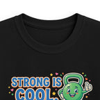 Kids Tee - "Strong Is Cool" Kettlebell Fitness Shirt for Boys & Girls
