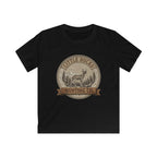 Kids Tee — "Little Bucks Hunting Co." Vintage Deer Graphic
