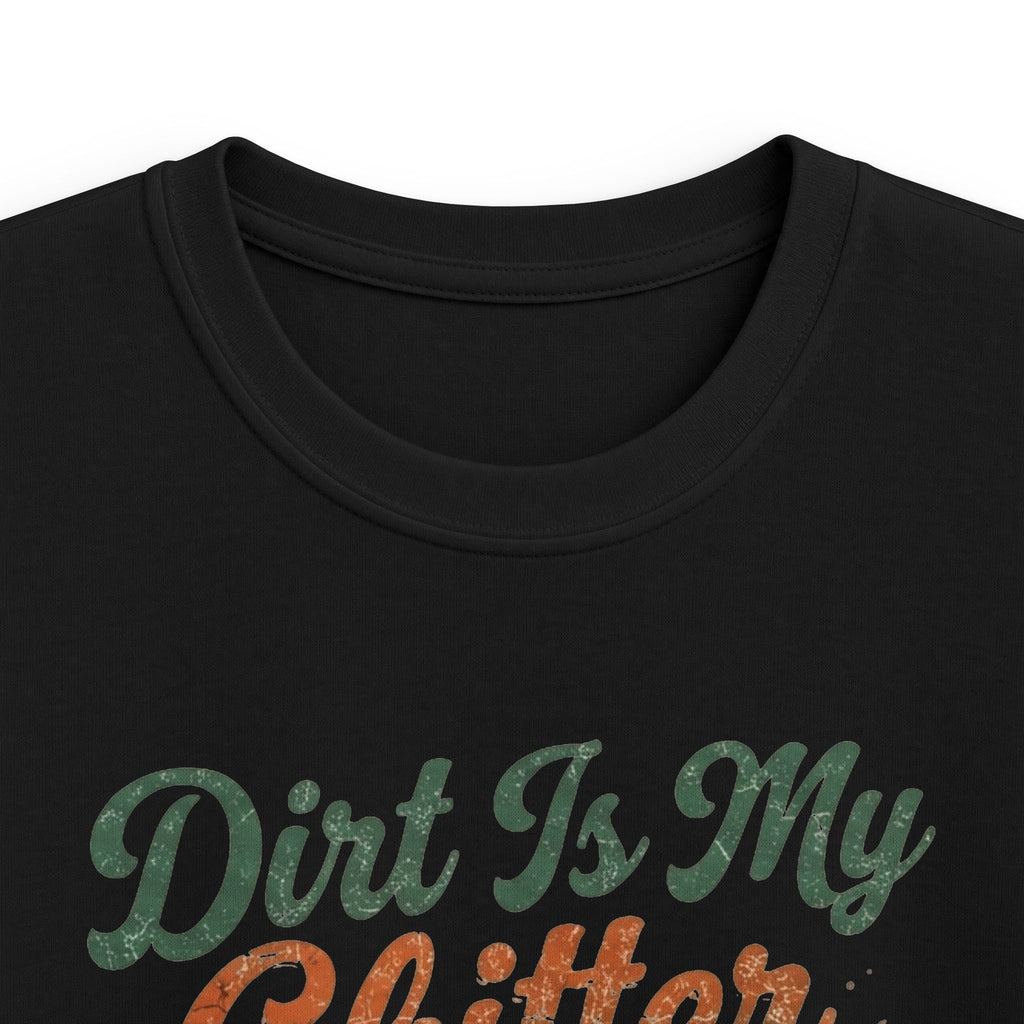 Kids Tee - "Dirt Is My Glitter" Youth Cross Country Running Shirt