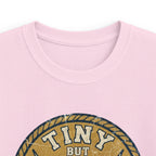 Tiny But Tough Kids Tee — Kettlebell Retro Fitness Shirt