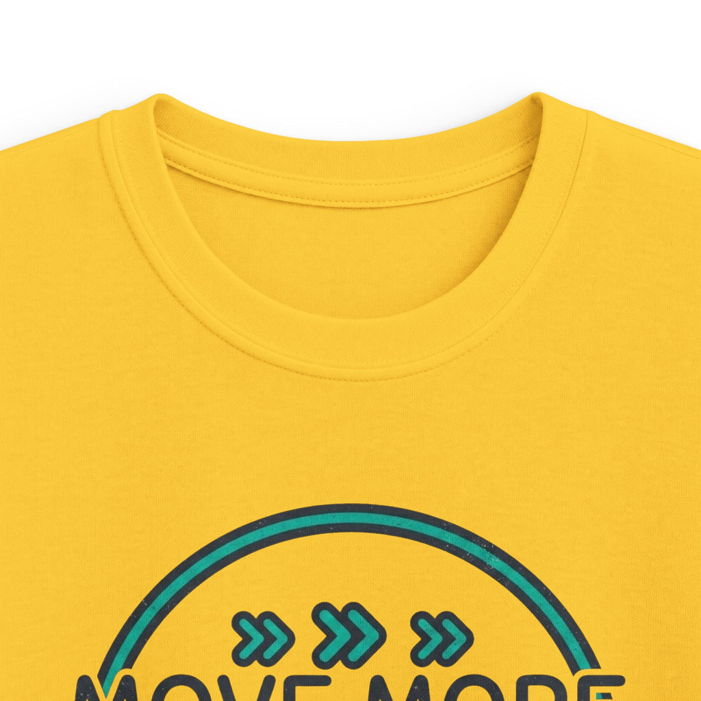 Kids Tee — “Move More. Smile More.” Inspirational Activewear