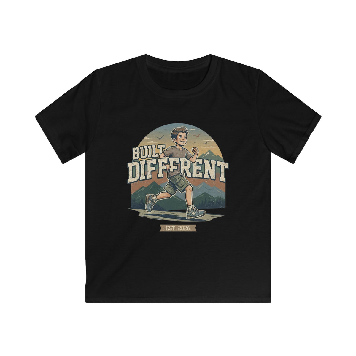 Kids Softstyle Tee - Build Different T-Shirt