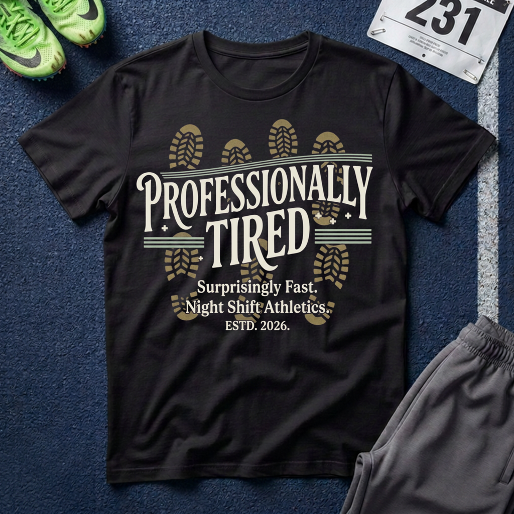 Professionally Tired T-Shirt - Off Shift Athletics