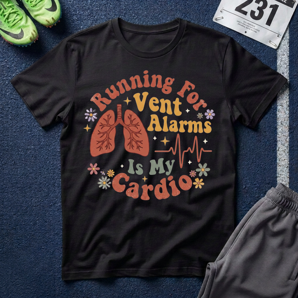 Running for Vent Alarms T-Shirt - Cardio Tee