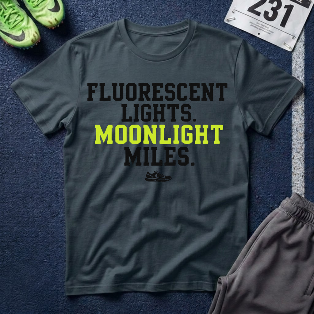 Fluorescent Lights. Moonlight Miles. T‑Shirt
