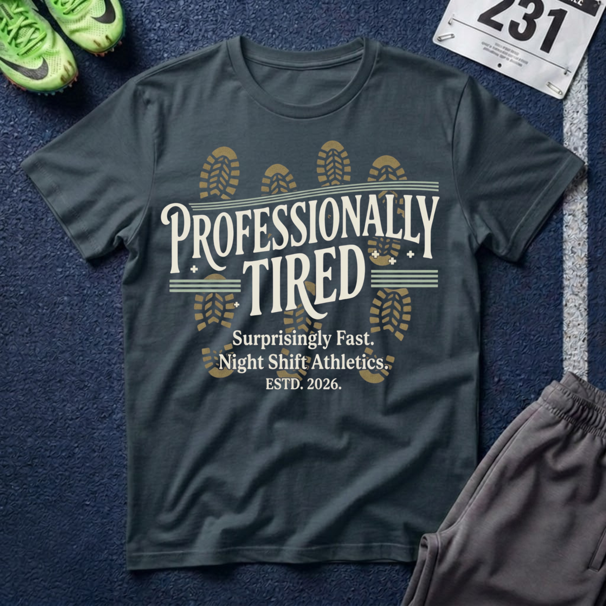 Professionally Tired T-Shirt - Off Shift Athletics