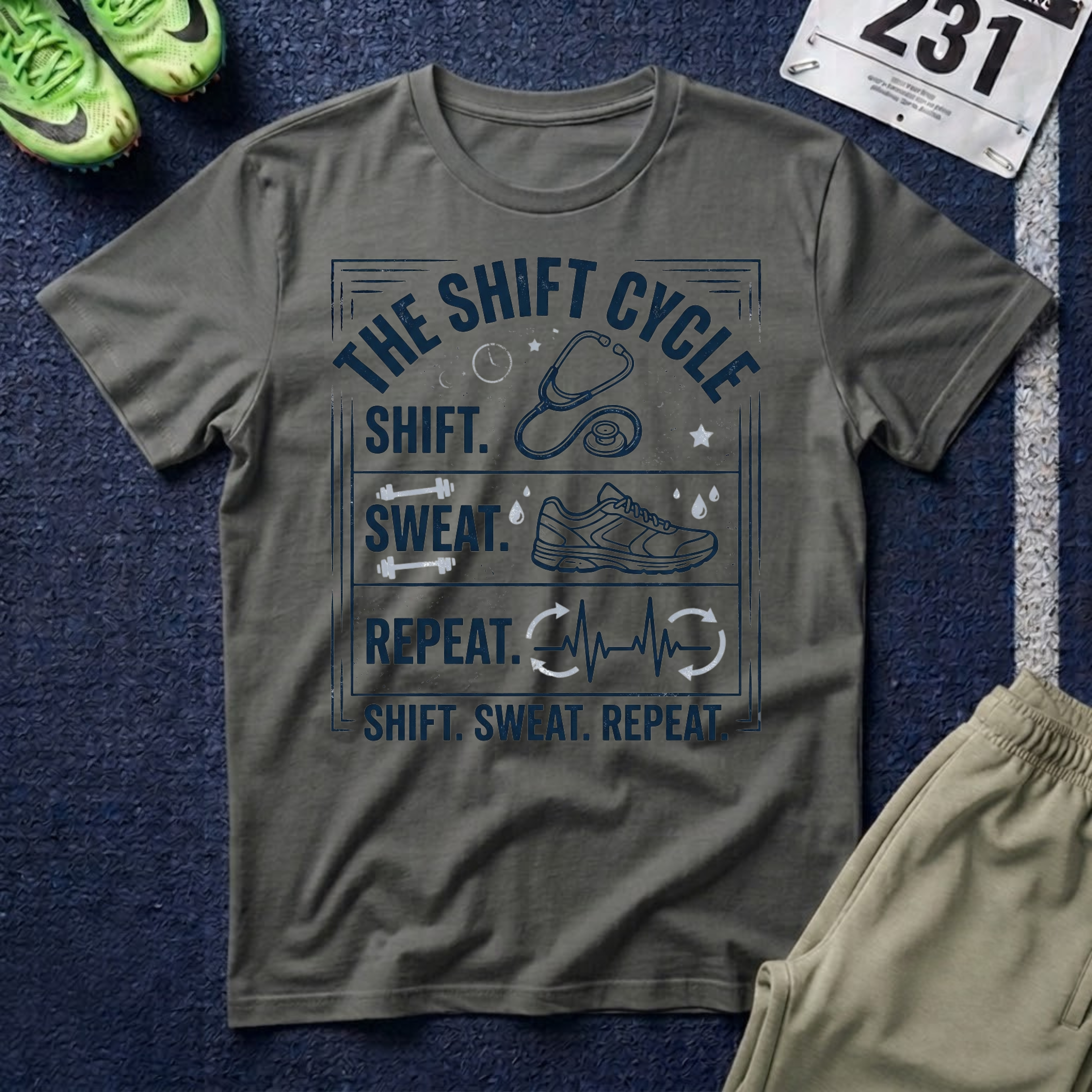 Shift Sweat Repeat T-Shirt