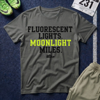 Fluorescent Lights. Moonlight Miles. T‑Shirt