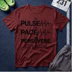 Pulse • Pace • Persevere T-Shirt — Motivational Running / Fitness Tee