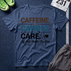 Caffeine. Cardio. Care. T-Shirt — Runner Fitness Tee