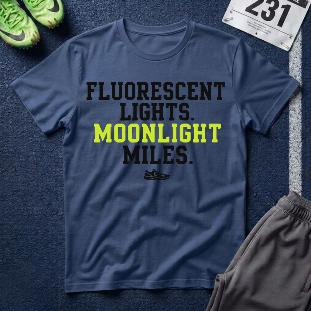 Fluorescent Lights. Moonlight Miles. T‑Shirt