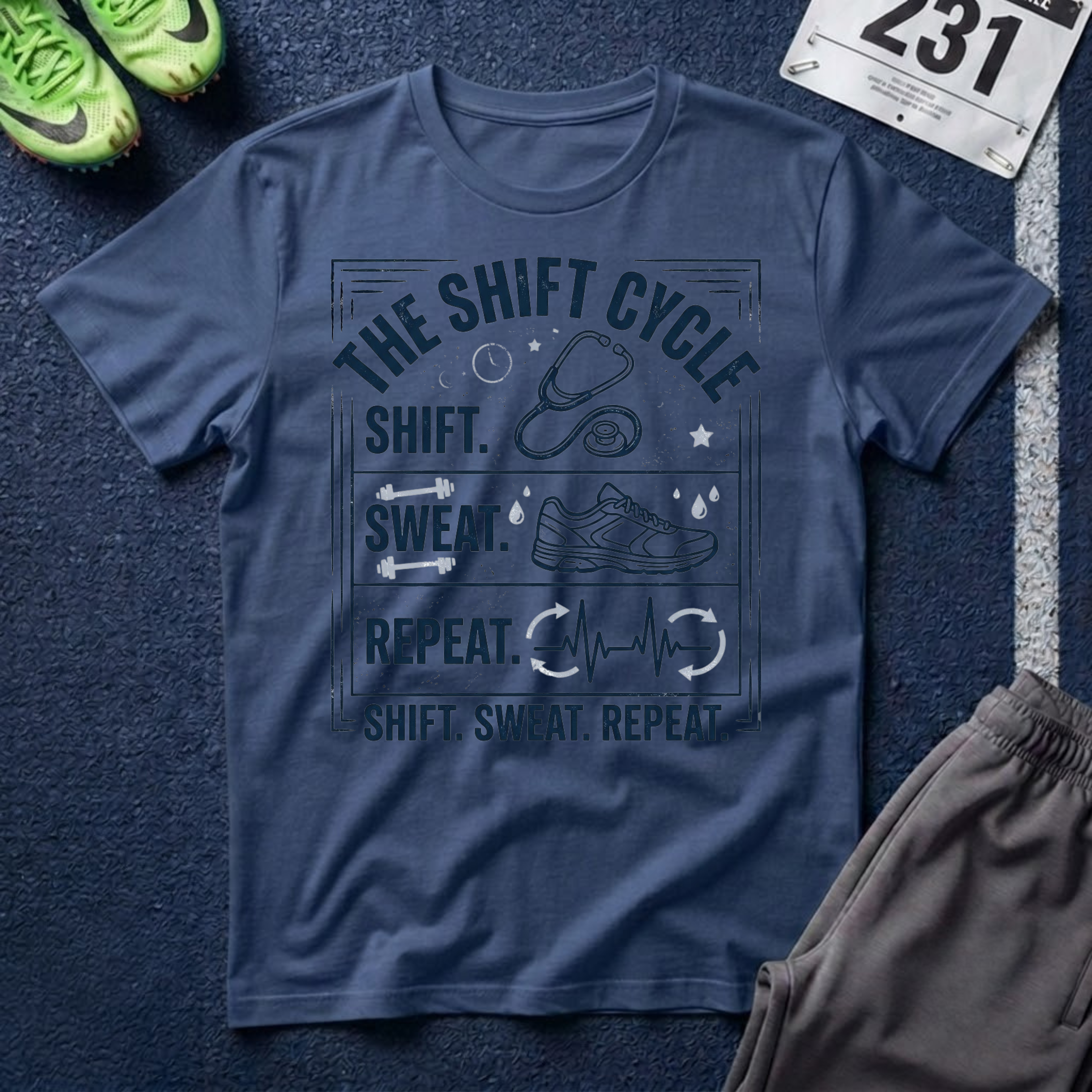 Shift Sweat Repeat T-Shirt