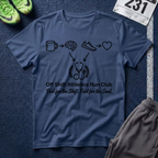 Athletic Nurse T-Shirt — Coffee, Running & Caring Medical Tee