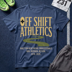 Off Shift Athletics T-Shirt — Nurse & Healthcare Worker Rest Day Tee