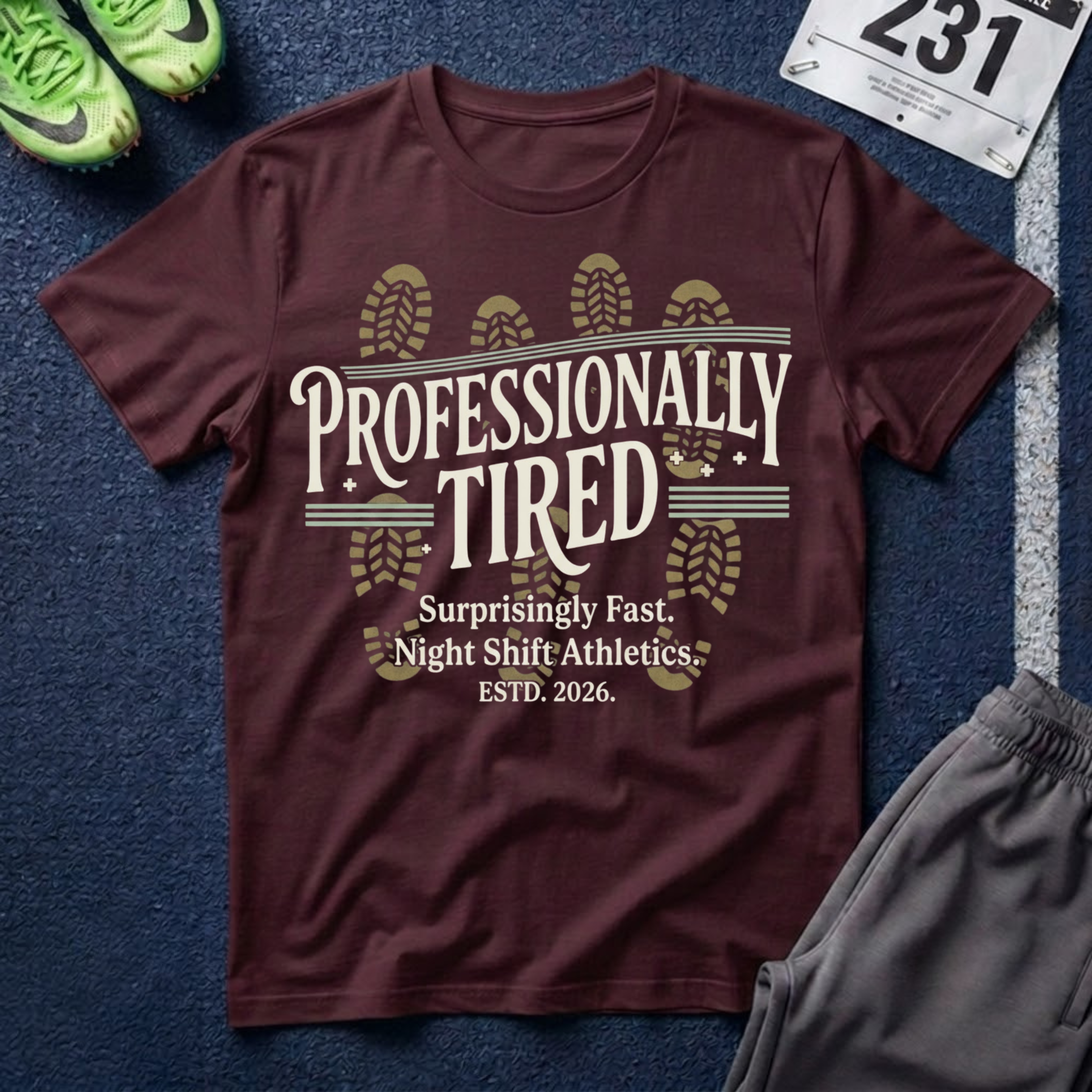 Professionally Tired T-Shirt - Off Shift Athletics