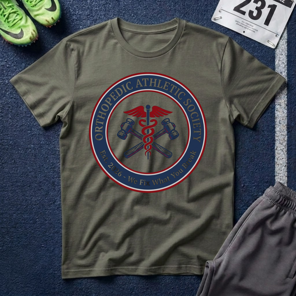 Orthopedic Athletic Society T-Shirt — Medical Sports Therapy Tee
