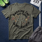"Running For Call Lights Is My Cardio" T-Shirt - Nurse Stethoscope Tee