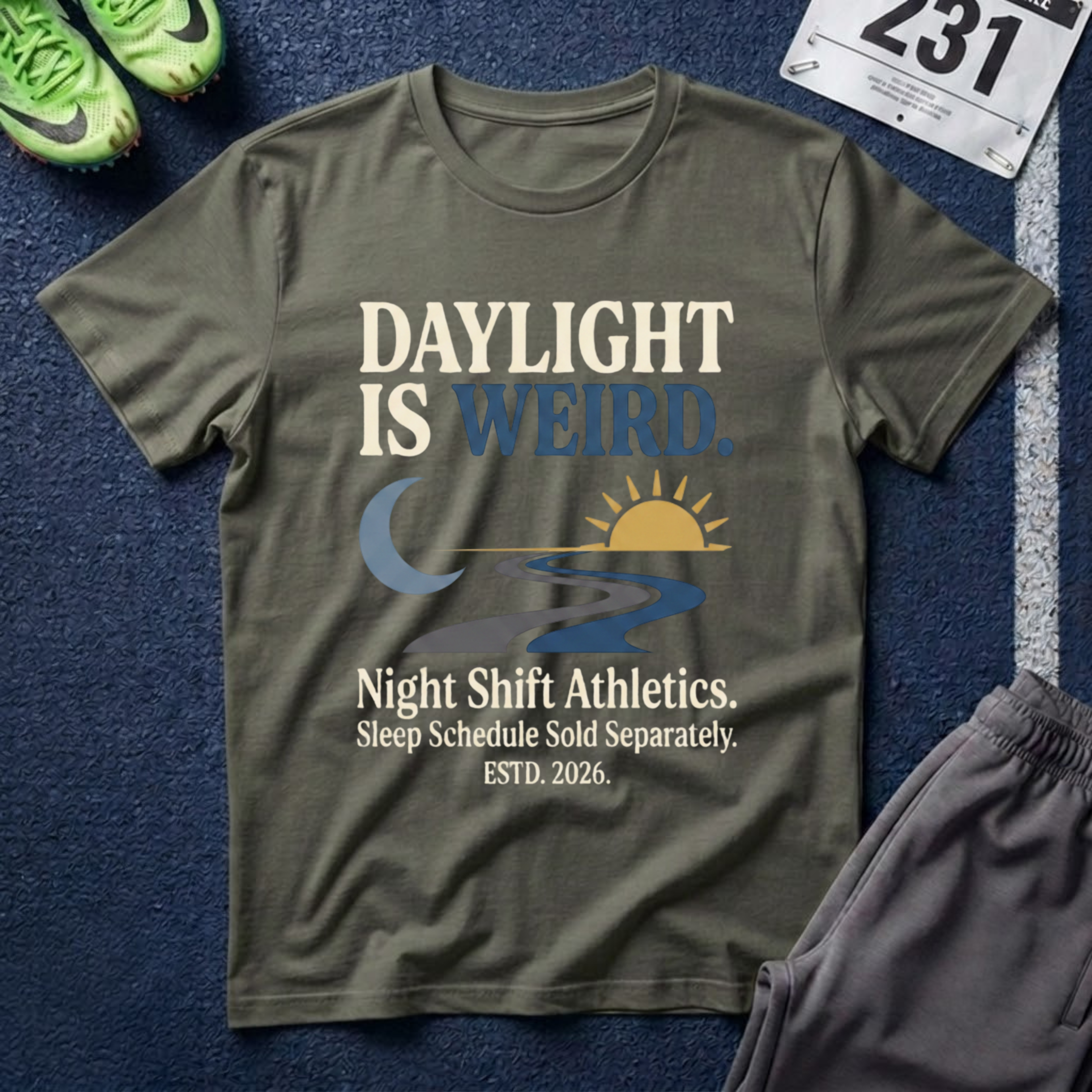 Daylight Is Weird T-Shirt – Night Shift Worker Tee