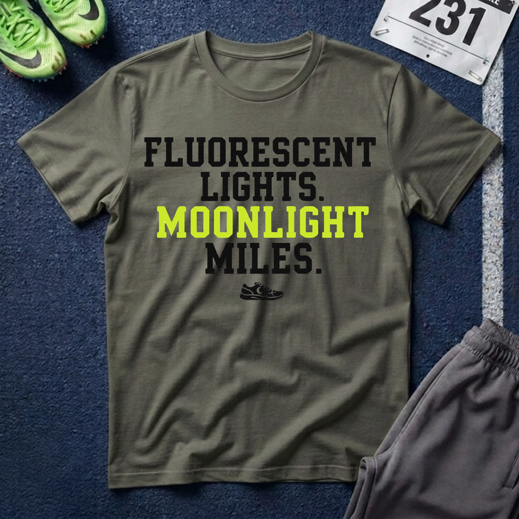 Fluorescent Lights. Moonlight Miles. T‑Shirt