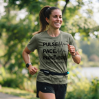 Pulse • Pace • Persevere T-Shirt — Motivational Running / Fitness Tee