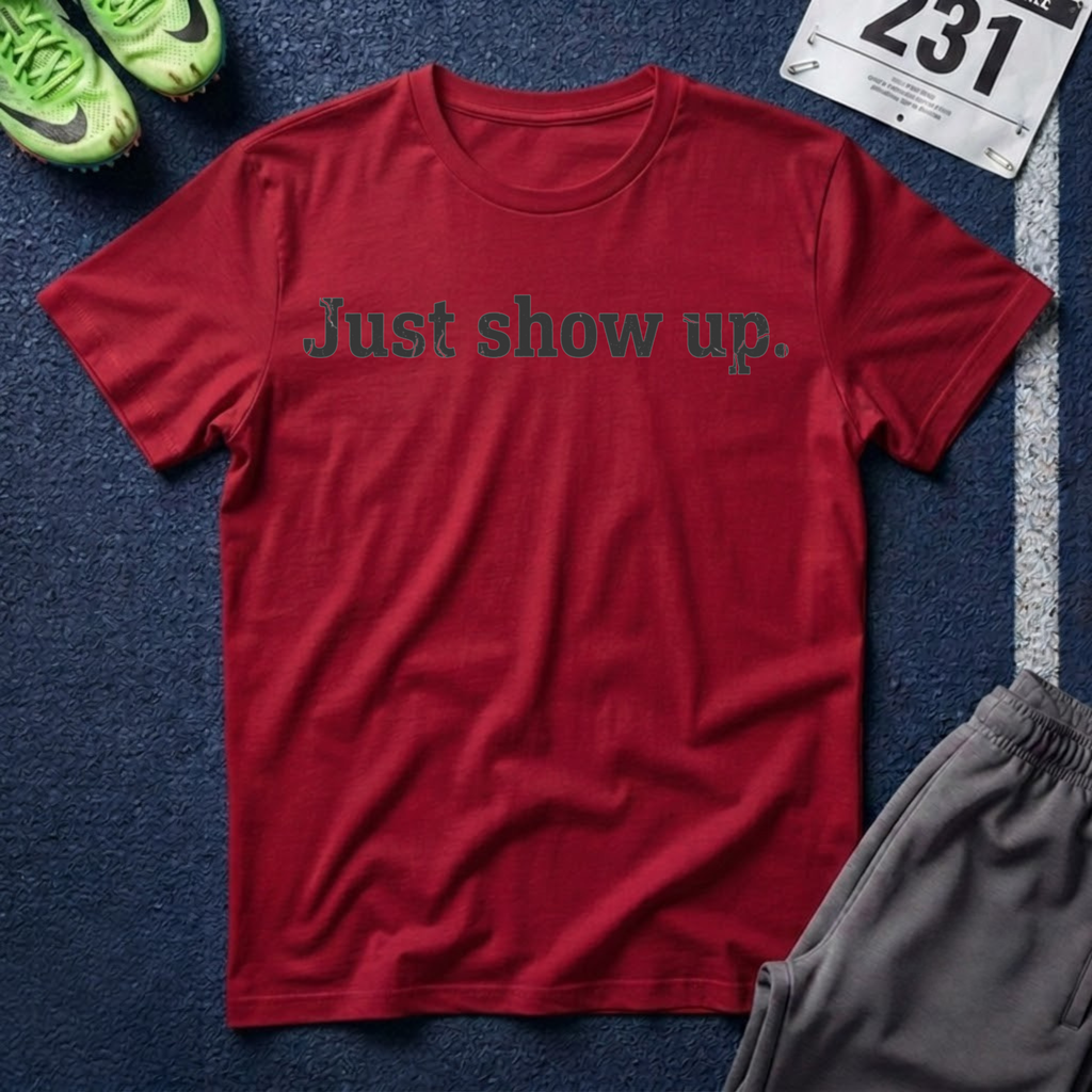 Just Show Up T-Shirt — Motivational Tee