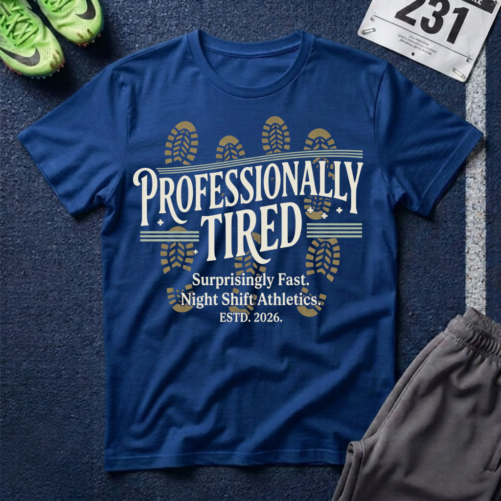 Professionally Tired T-Shirt - Off Shift Athletics