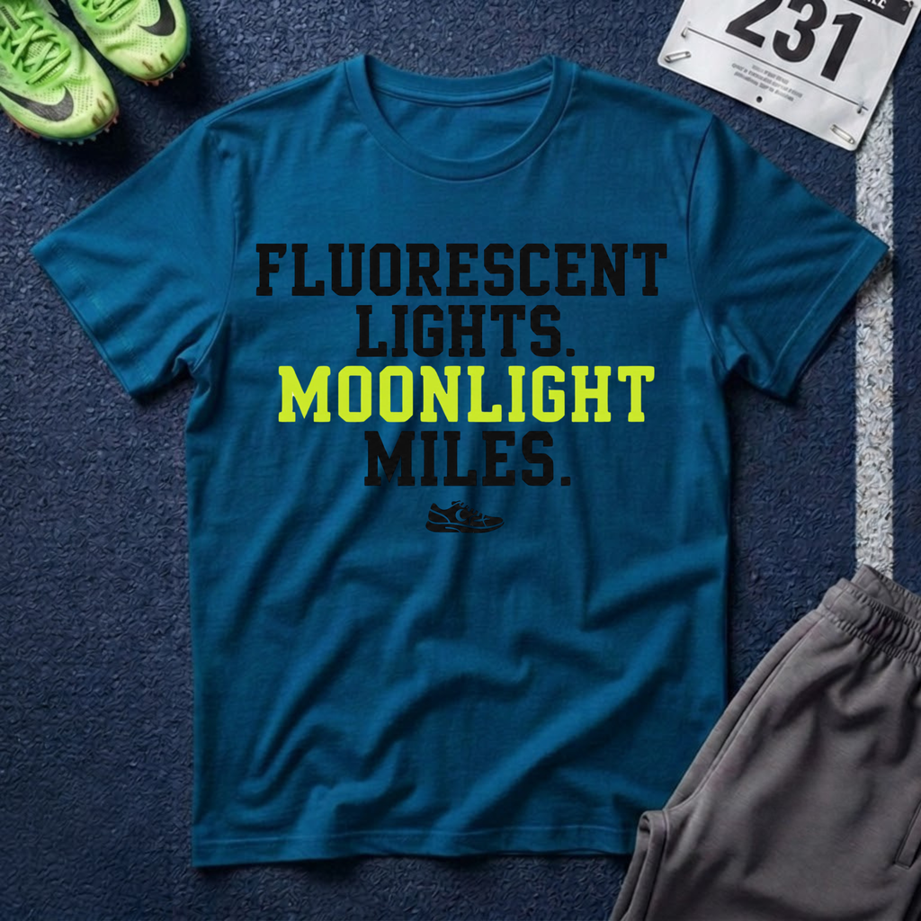 Fluorescent Lights. Moonlight Miles. T‑Shirt