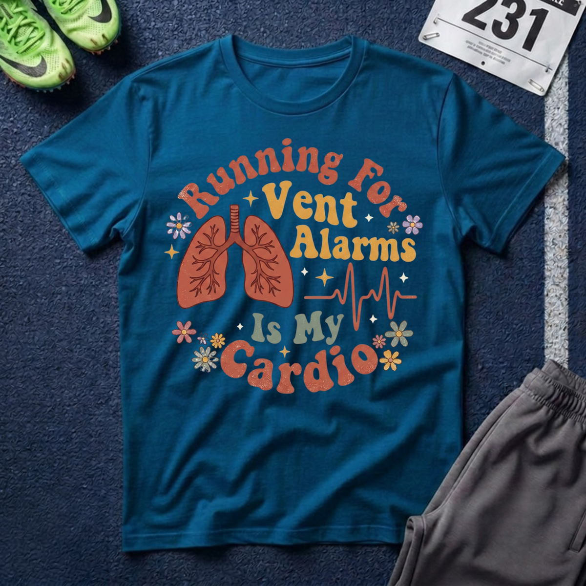 Running for Vent Alarms T-Shirt - Cardio Tee