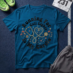 "Running For Call Lights Is My Cardio" T-Shirt - Nurse Stethoscope Tee