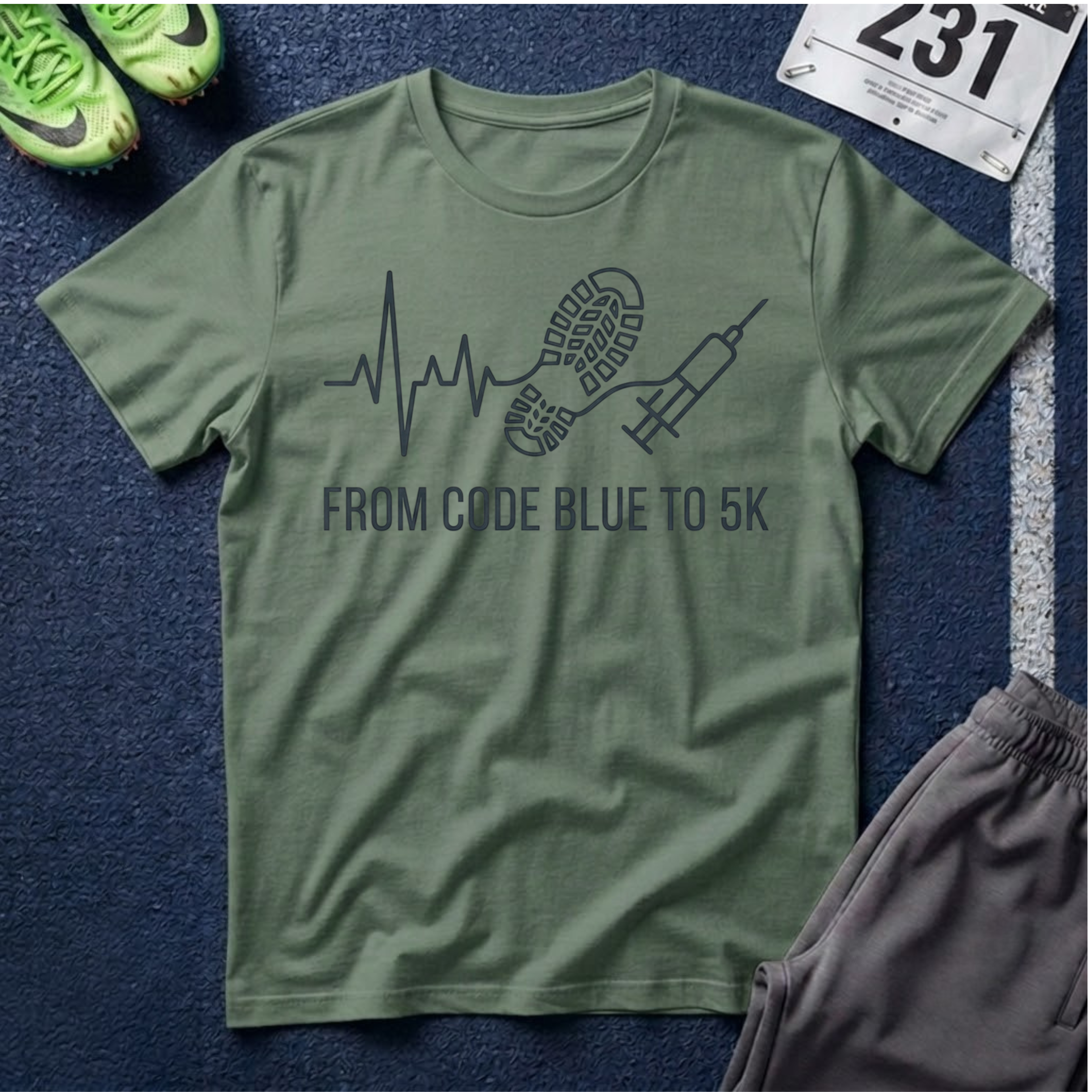 From Code Blue to 5K T-Shirt — Nurse/Paramedic/EMT/Respiratory Run & Recovery
