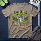 Radiology Running Club T-Shirt — "We See Right Through You" Radiologic Tech Tee