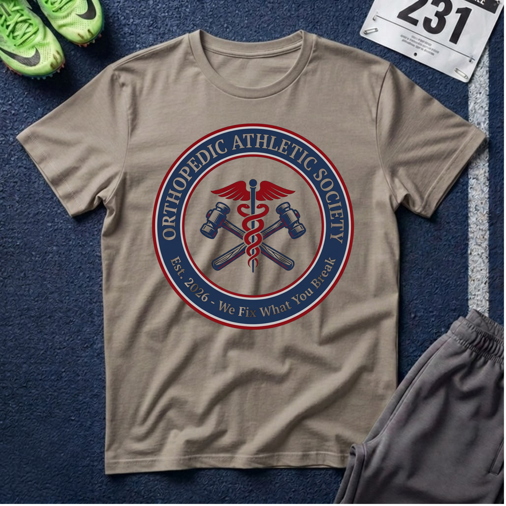 Orthopedic Athletic Society T-Shirt — Medical Sports Therapy Tee