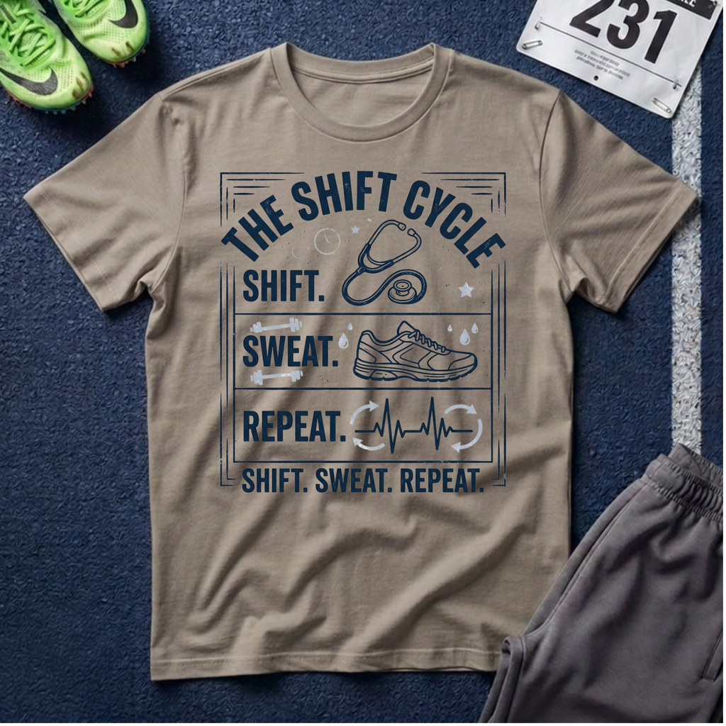 Shift Sweat Repeat T-Shirt