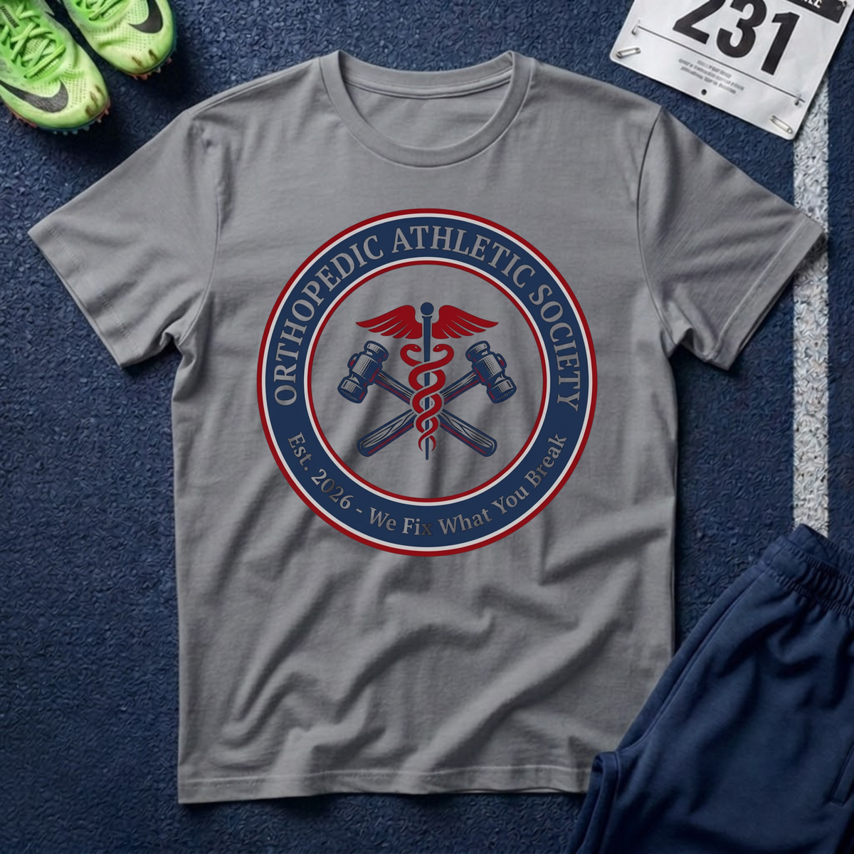 Orthopedic Athletic Society T-Shirt — Medical Sports Therapy Tee