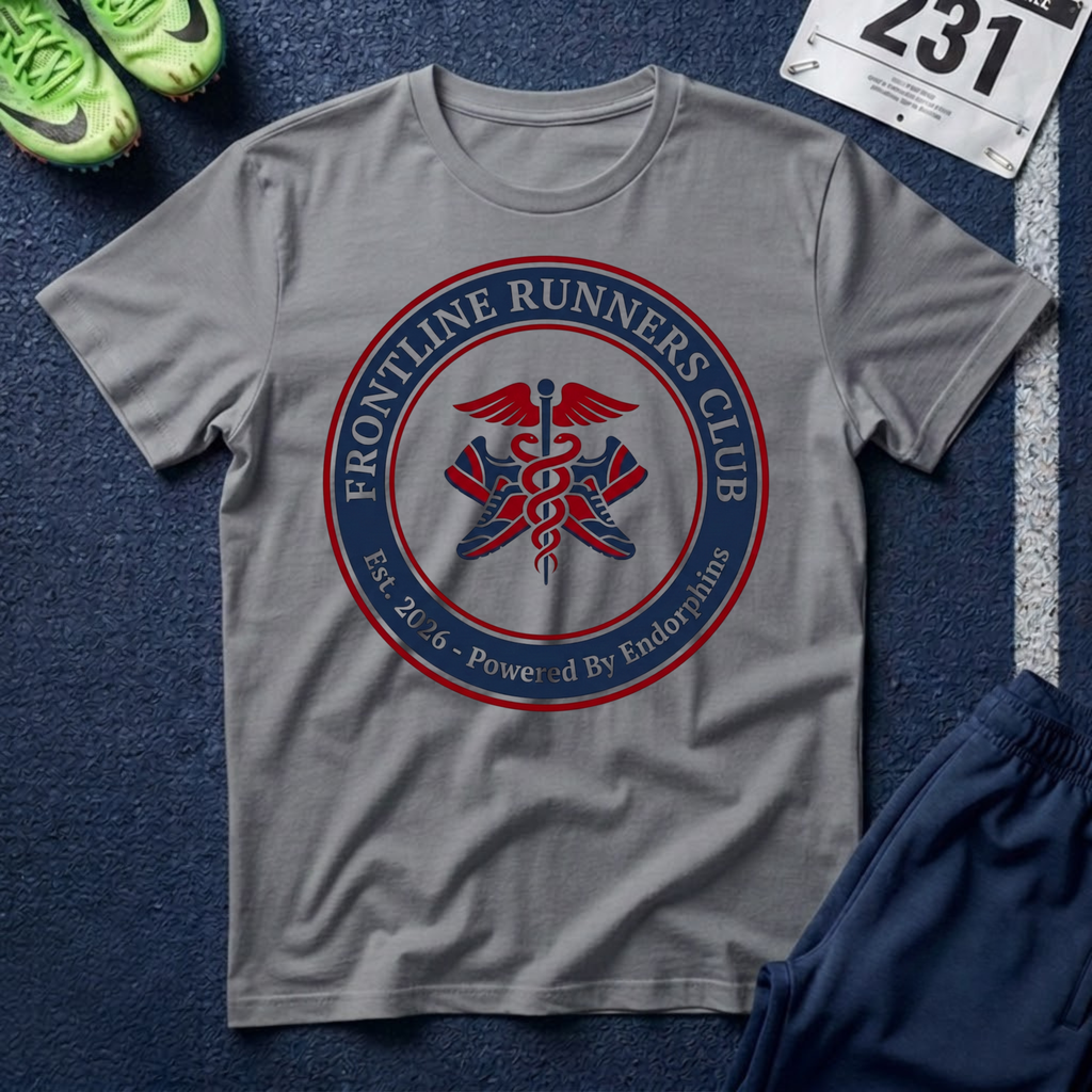 Frontline Runners Club T-Shirt — Medical Run Crew Shirt