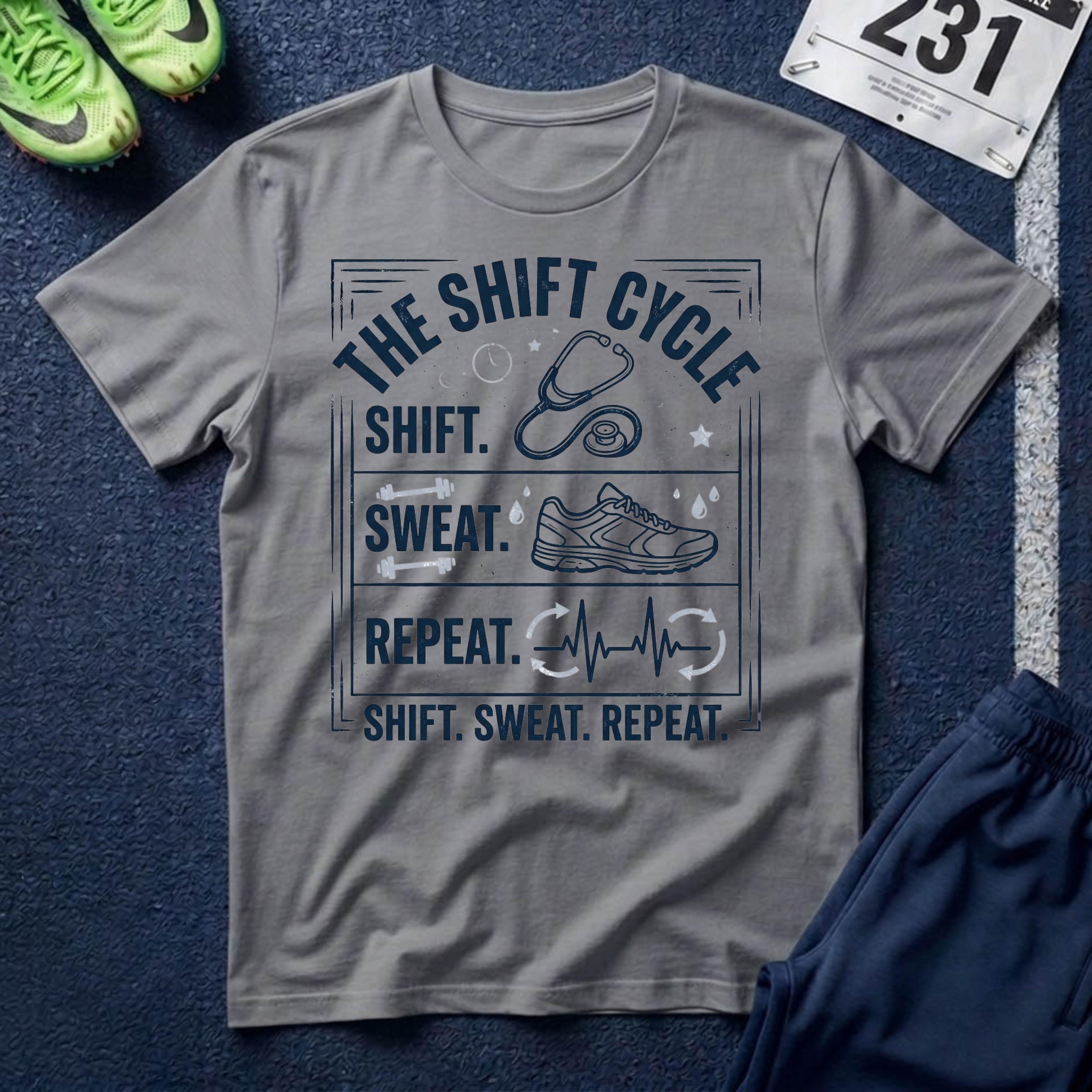 Shift Sweat Repeat T-Shirt