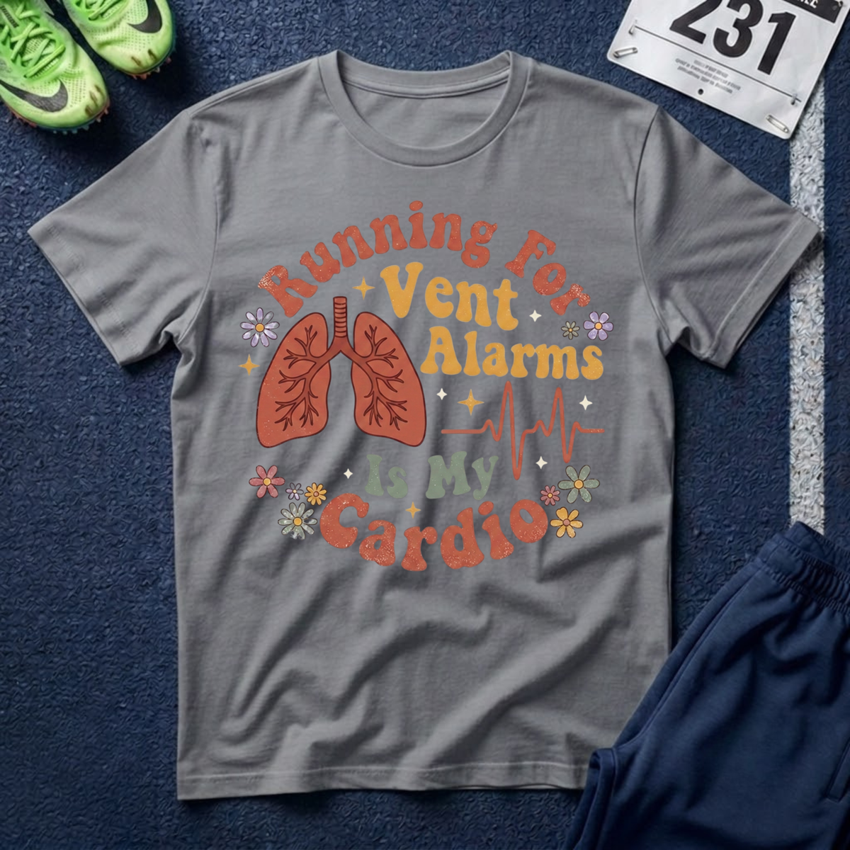 Running for Vent Alarms T-Shirt - Cardio Tee