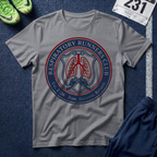 Respiratory Runners Club T-Shirt — Lungs Emblem Running Tee