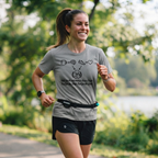 Athletic Nurse T-Shirt — Coffee, Running & Caring Medical Tee