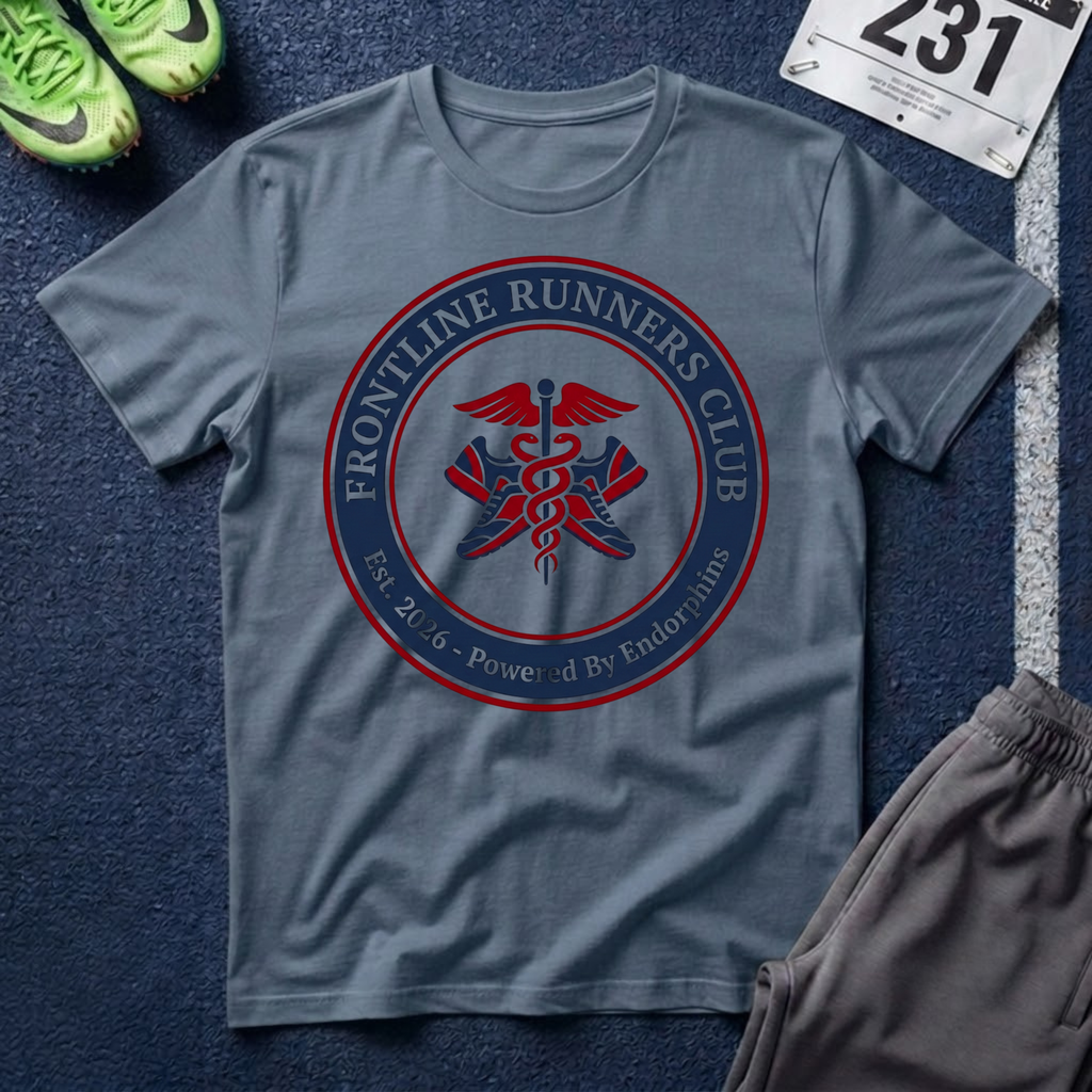 Frontline Runners Club T-Shirt — Medical Run Crew Shirt