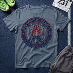 Respiratory Runners Club T-Shirt — Lungs Emblem Running Tee