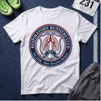 Respiratory Runners Club T-Shirt — Lungs Emblem Running Tee