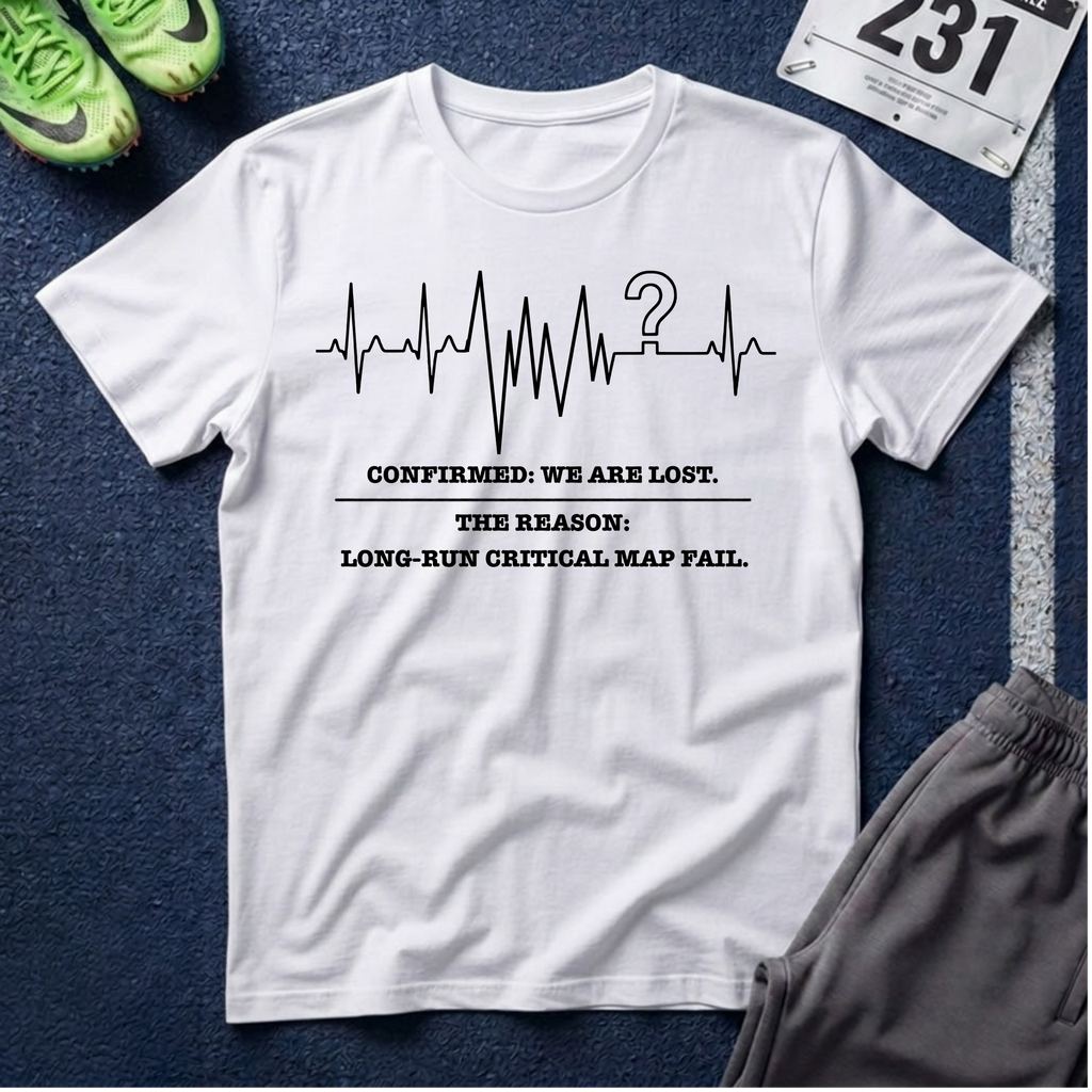 Lost on the Map T-Shirt — “CONFIRMED: WE ARE LOST."