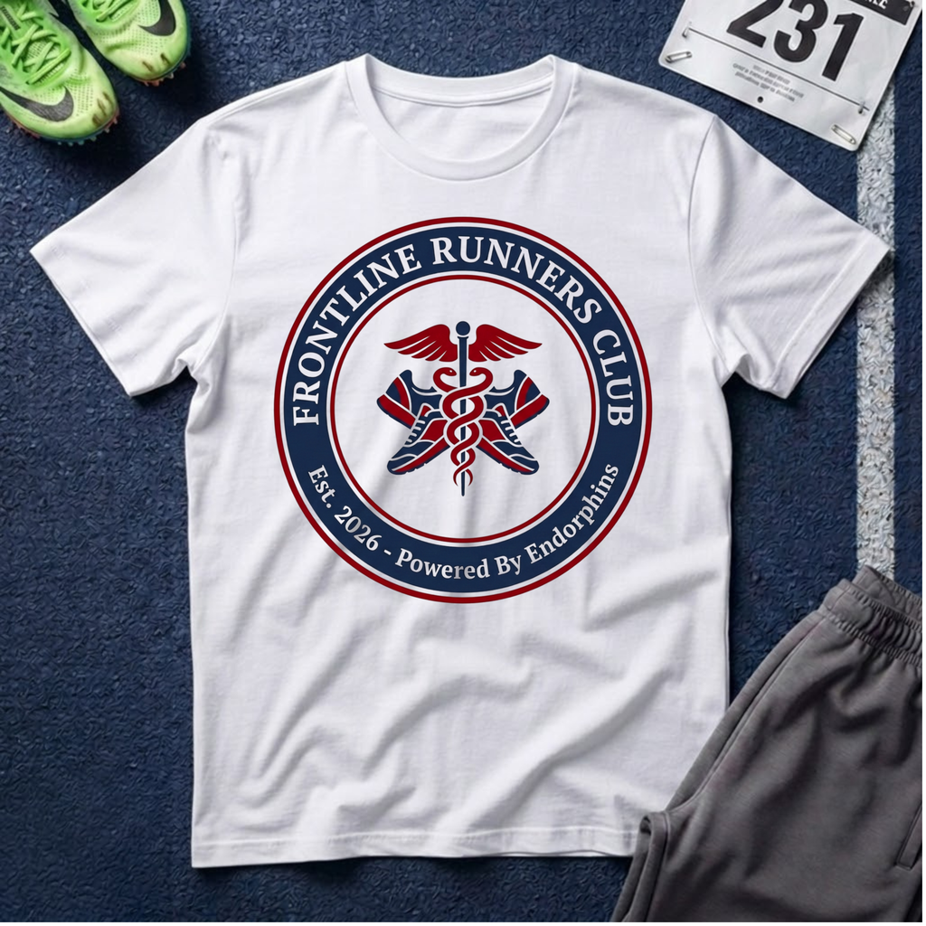Frontline Runners Club T-Shirt — Medical Run Crew Shirt