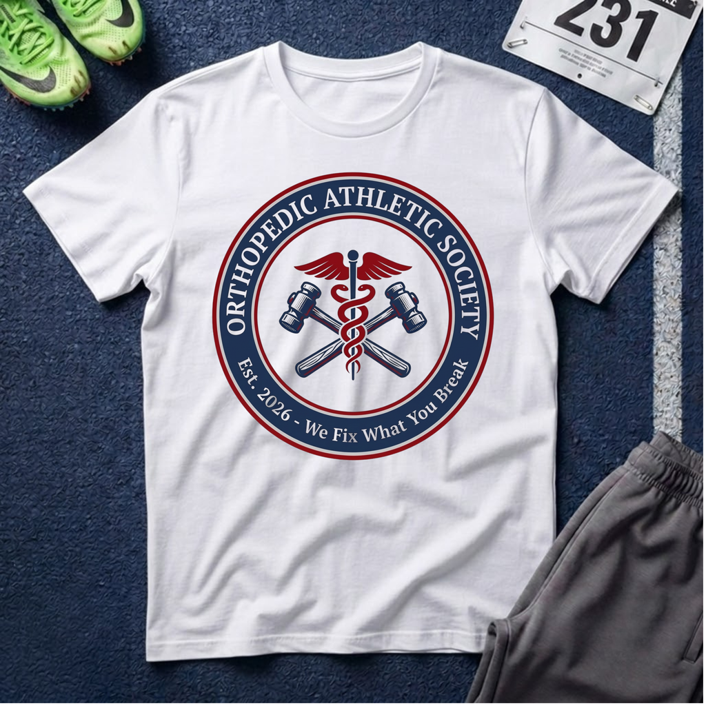 Orthopedic Athletic Society T-Shirt — Medical Sports Therapy Tee