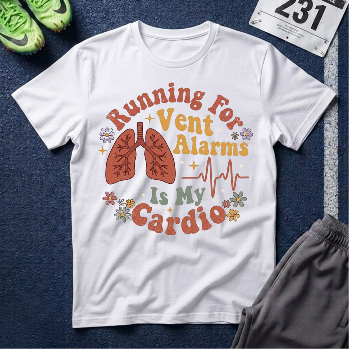 Running for Vent Alarms T-Shirt - Cardio Tee