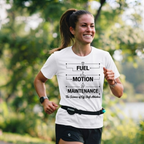 Fuel Motion Maintenance T-Shirt – Fitness Coffee & Running Motivational Tee